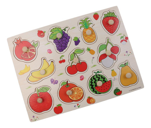 Juguete De Rompecabezas Con Forma De Fruta