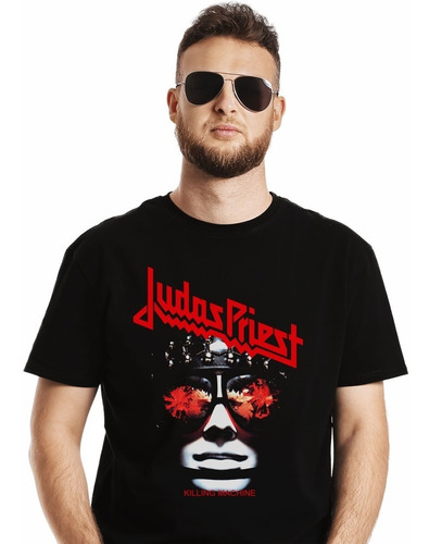 Polera Judas Priest Killing Machine Metal Impresión Directa
