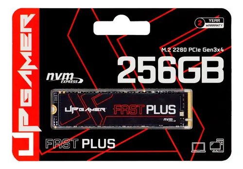 Disco sólido interno UP Gamer SSD UP3000 256GB preto Menor preço em Disco sólido interno UP Gamer SSD UP3000 256GB preto