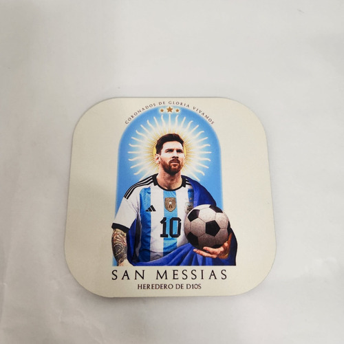 Imagen 4 de 7 de Pack Posavasos De Messi Selección Argentina X6 Unidades