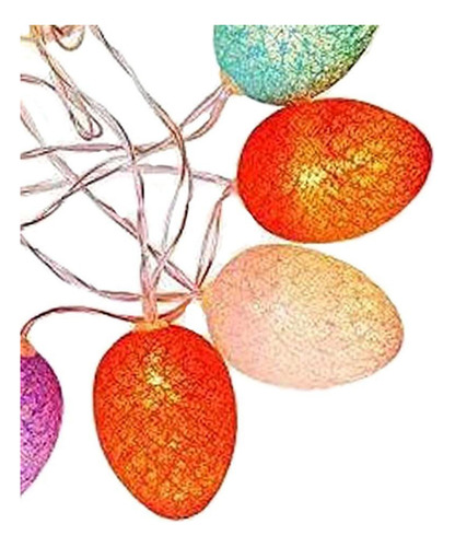 / Cadena De Luz Led 2-mode 6ft/10ft Huevo De Pascua Fiesta