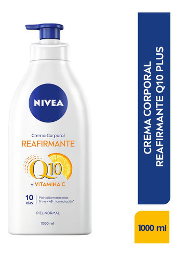 Crema Corporal Reafirmante Nivea Q10 X 1000ml