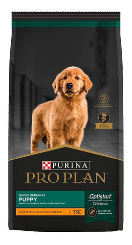Alimento Pro Plan Complete  De Perro Pro Plan Puppy Razas Medianas para perro cachorro de raza mediana sabor pollo y arroz en bolsa de 1 kg