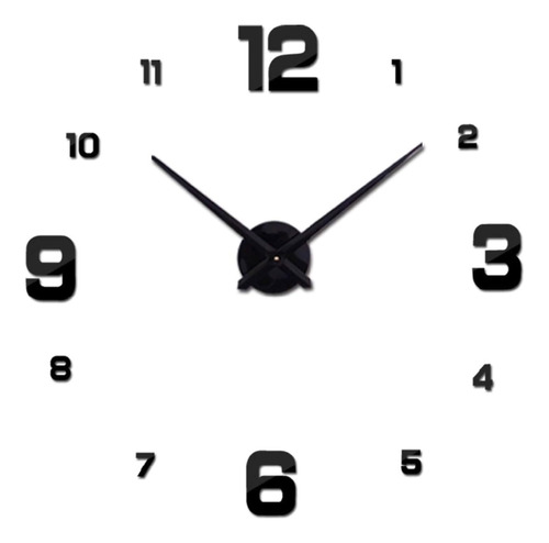 Reloj De Pared Diseño Elegante Para Decoración 40 X 40 3d