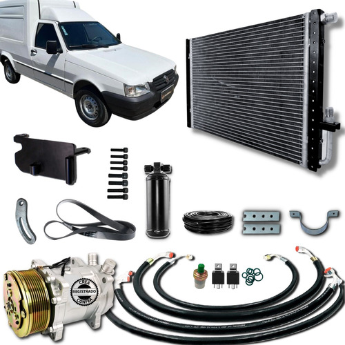 Kit De Ar Condicionado Fiat Fiorino Sem Caixa E Ventoinha