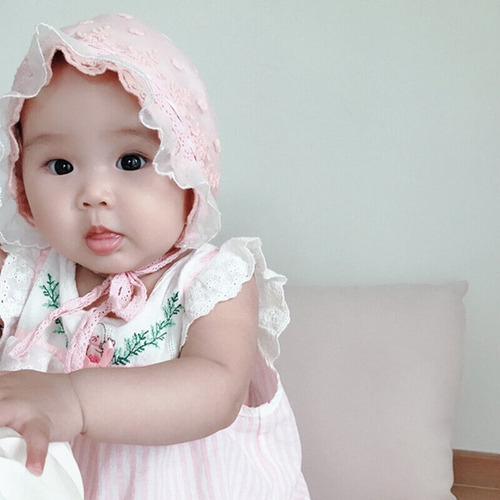 Gorro Para El Sol De Lolita Con Encaje Para Bebé Niña