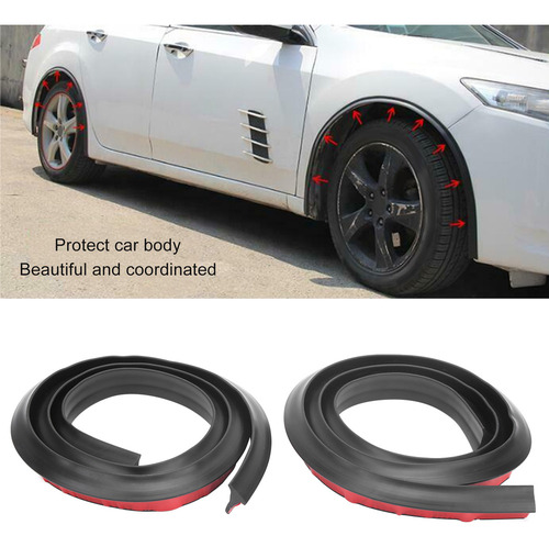 2pcs Universal Fender Flare Wheel Protector De Cejas Anti