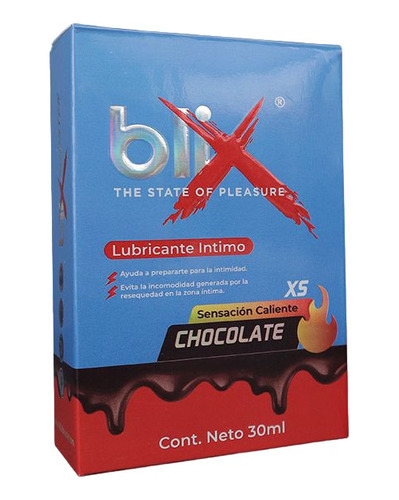 Lubricante Íntimo Blix De Sabores, Sensación Fria Caliente