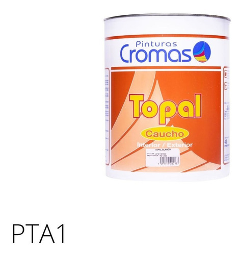 Pintura Blanco Mate Topal Cuñete  Cromas