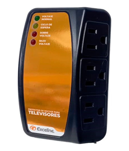 Protector De Voltaje 120v Electrónico Televisores Exceline