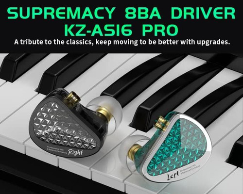 Linsoul Kz As16 Pro 16ba Auriculares Con Controladores De De