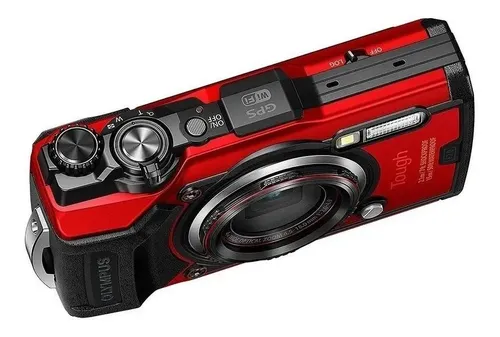 Câmera Olympus Tough Tg-6 Waterproof Vermelha S/juros | MercadoLivre