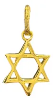 Comprar Dije Estrella De David Judaismo Bañada En Oro 18k Plata 925