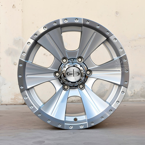Llanta Deportiva Eb Usw9 R16x7 6x139,7 Ranger Hilux S10 Gris Aluminio