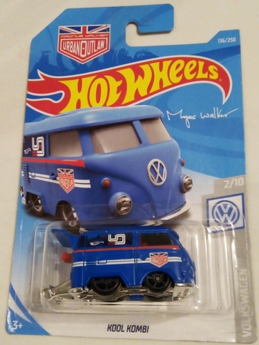 Hot Wheels | Vw Kool Kombi 40 Azul Nvo