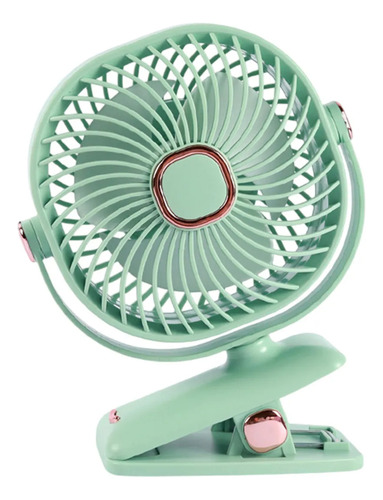 L Ventilador Con Clip En Forma De X, Recargable, Con Pilas,