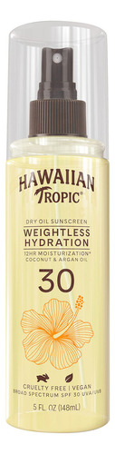 Hawaiian Tropic Silk Hydration - Niebla De Aceite Seco Sin P