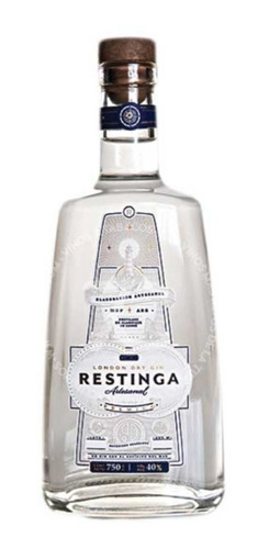 Gin Restinga London Dry Artesanal 700ml Zetta Bebidas