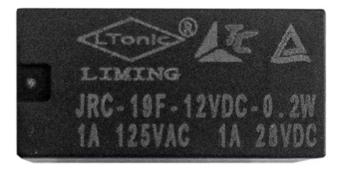 10 Unidades Rele 12v 8 Pinos 1a Jrc-19
