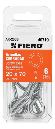 Set De 6 Armellas Cerradas De 20 X 70, 40719 Fiero