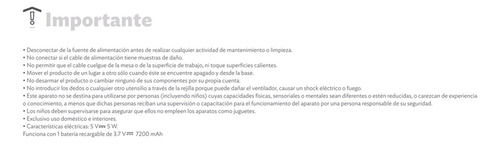 Practi Venti Go 3 Velocidades Betterware Recargable