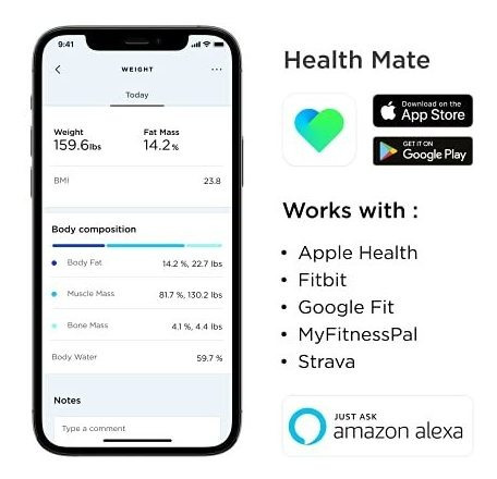 Báscula Corporal Withings Body + - Báscula Inteligente Dig