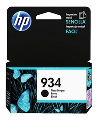 Cartucho De Tinta Hp 934 C2p19al Negro 400 Páginas