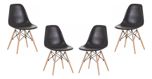 Silla Eames 4 Pack Ideal Para El Hogar Negocio