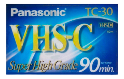 Cassette Vhs-c 90 Minutos Panasonic Tc-30
