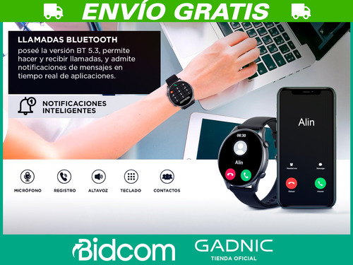 Reloj Inteligente Smartwatch Gadnic Ip68 Resistente Al Agua