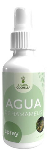 Agua De Hamamelis 120ml Tónico Facial Lemon Cochella Momento De Aplicación Día/noche Tipo De Piel Mixta