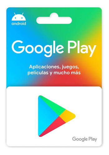 Tarjeta Google Play De 100 Pesos 