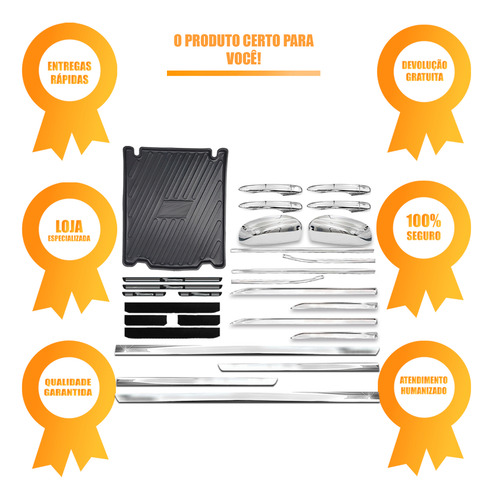 Fiat Toro Kit Completo Com Protetor De Caçamba 16 A 22