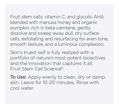 Andalou Naturals Máscara De Calabaza Miel Glicólico, 1,7 Onz