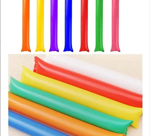 Colores Aplaudidores Inflabes Sin Impresión 30 Pares/60pcs Morado