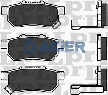 Pastillas De Freno Lpr Honda Fit 08/.... Sistema Akenobo
