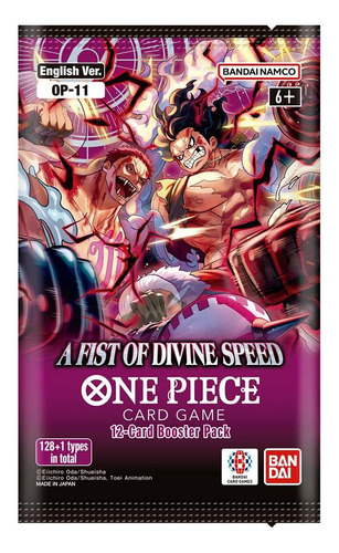 One Piece Tcg: Op11 A Fist Of Divine Speed Booster Display