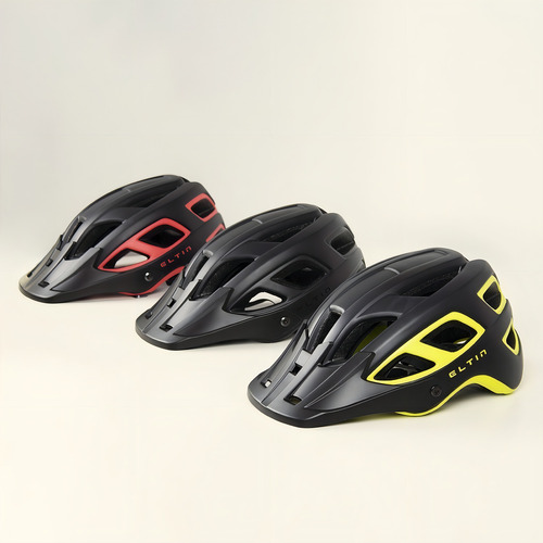 Casco Ciclismo Eltin 3 Protect 55-59 Talla M Color Rojo