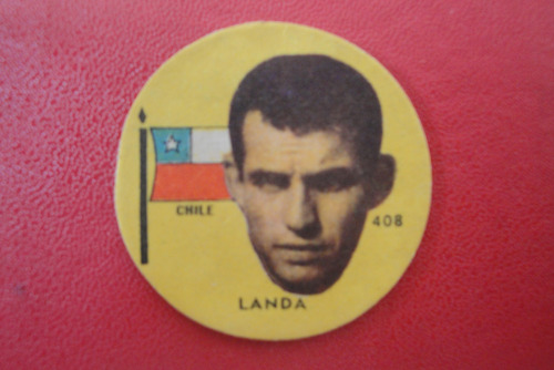 Figuritas Idolos Año 1962 Landa 408 Seleccion Chile