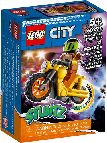 Lego City: Moto Acrobática: Demolición 12pcs Cantidad De Piezas 6