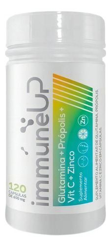 Immune Up -vitamina C + Própolis + Glutamina+zinco-120cp 