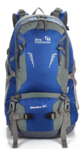 Mochila Trekking 40l Excursión Impermeable C/cubierta P/lluv