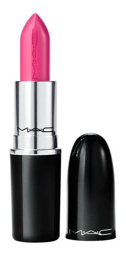 Labial Lustreglass Sheer Shine Lipstick Mac 3g Color Pout of Control