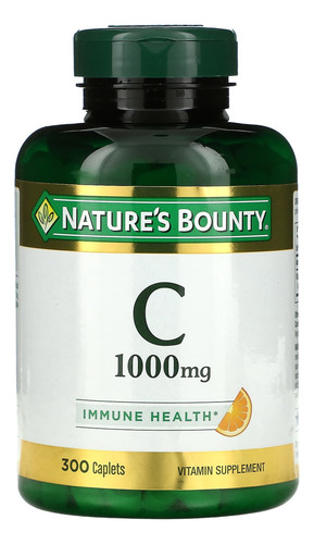 Nature's Bounty Vitamina C, 1000 mg, 300 cápsulas, sabor sin sabor