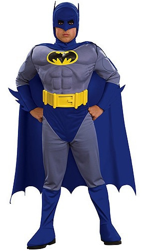 Disfraz Talla (2t|4t) Para Niño De Batman Musculoso
