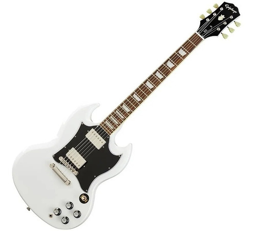 Guitarra EpiPhone Sg Standard Color Blanco Alpine White