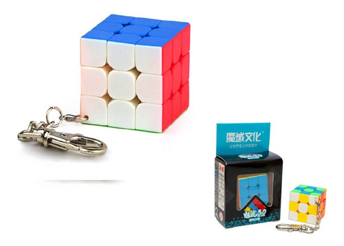 Cubo Rubik Llavero Moyu Cubing Classroom 3x3 Stickerless 3.0