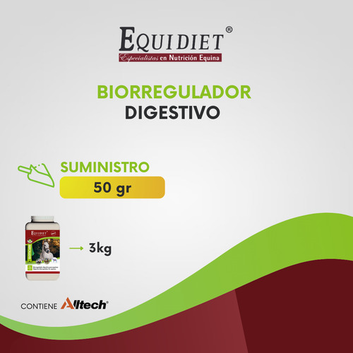 Equidiet Bioticare Biorregulador Digestivo 3kg Granulado