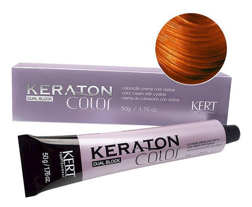 Keraton Dual Block N 8.34 Louro Claro Dourado Acobreado 50g