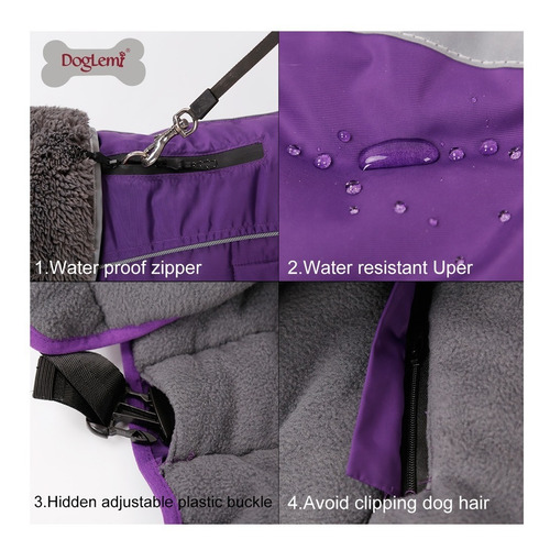 Imagen 3 de 5 de Ropa Para Perro Invierno 53cm Xl Dif. Colores Mas Envio